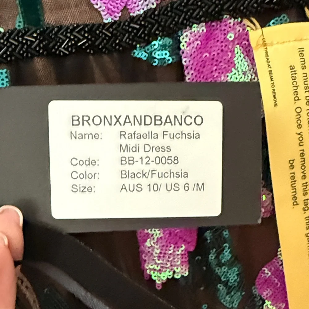 Bronx and Banco Black Floral Maxi Dress - Picture 3 of 4